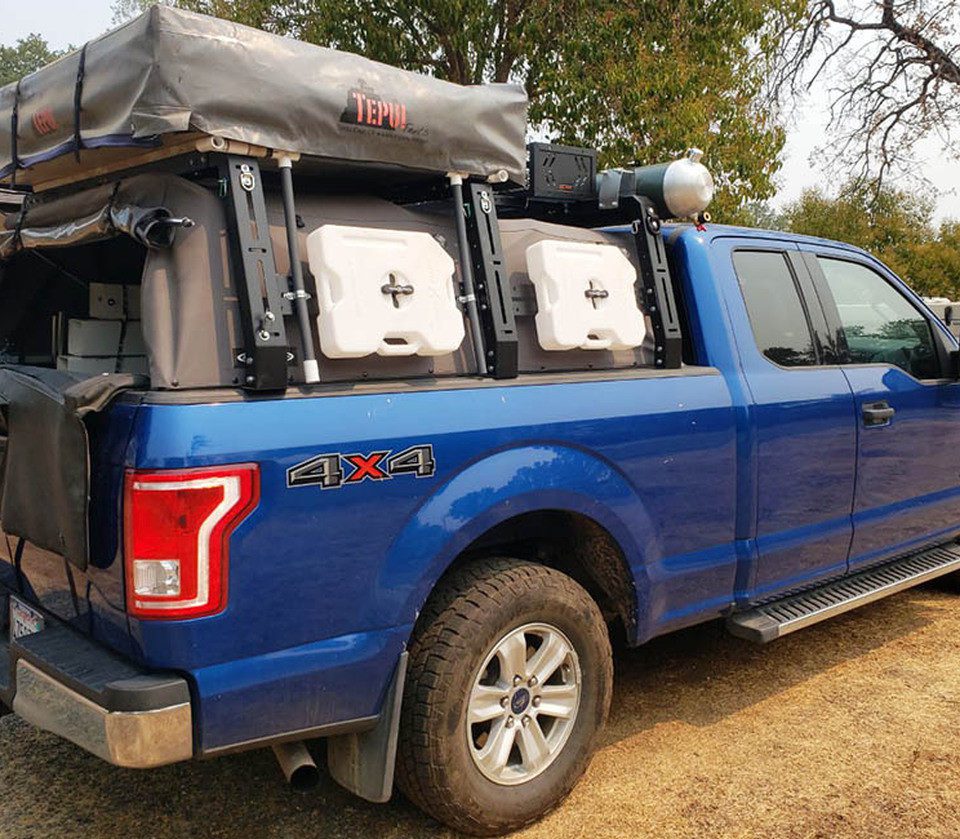 Datin Fab Canvas Cage Rack Ford 20152022 F150; For 6.5 ft. bed Softopper Truck Tops, SUV